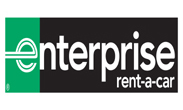 A black and white logo for enterprise rent-a-car.