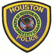 A police patch for the houston police department.